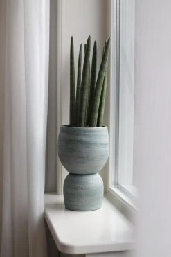 Tokio Bloempot Blauw Aqua D28 X H26 Cm - Nieuwe Collectie -Tuin Gerelateerd 800x1200 96