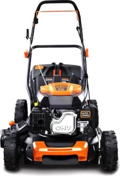 FUXTEC Grasmaaier Benzine - 46cm - Zelfrijdend / Zelftrekkend / Achterwielaandrijving - Mulchfunctie - Opvangbak 50L - FX-RM4646 -Tuin Gerelateerd 818x1200 1