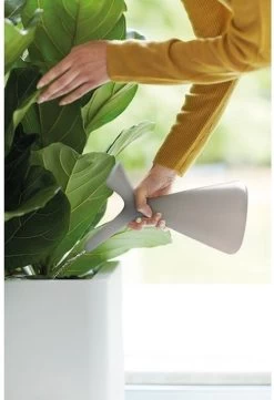 Elho Plunge Gieter 20 - Gieter Voor Binnenaccessoires - Ø 15.0 X H 29.5 Cm - Grijs/Warm Grijs -Tuin Gerelateerd 820x1200 3