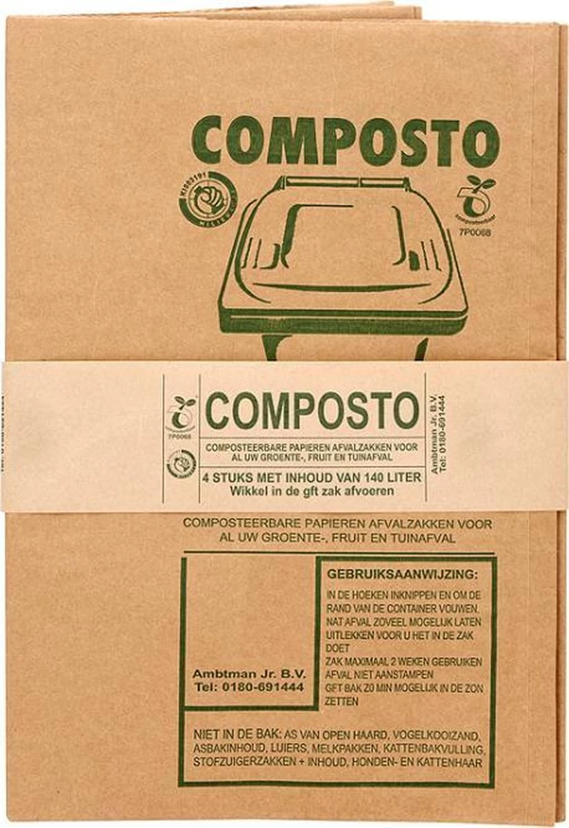 Composto GFT 140L Containerzak Set á 40 Stuks 3 Composto GFT 140L Containerzak Set á 40 Stuks