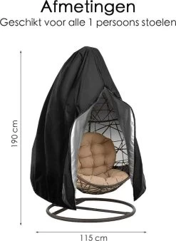Beschermhoes Hangstoel Egg - Waterproof - Universeel Model - Hoes Van Egg Chair - Waterdichte Beschermer Voor Egg Stoel Met Standaard -Tuin Gerelateerd 877x1200