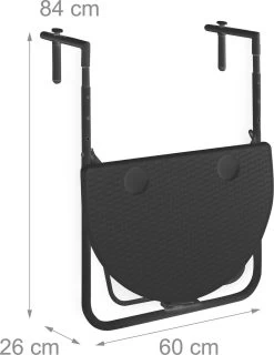 Relaxdays Balkontafel Inklapbaar, Balkon Tafel Rotan, Hangtafel Reling - Zwart 34 Relaxdays Balkontafel Inklapbaar, Balkon Tafel Rotan, Hangtafel Reling - Zwart -Tuin Gerelateerd 926x1200