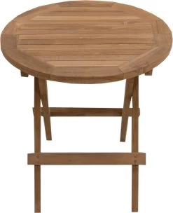 Picknicktafel Rond - Bijzettafel Voor Buiten - - Inklapbare Picknicktafel - Kleine Klaptafel Met Handvat - 50cm -Tuin Gerelateerd 975x1200
