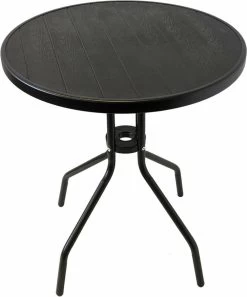 Merkloos Tuintafel - Hout Look - Extra Stevig - Onderhoudsvrij -Tuin Gerelateerd 998x1200